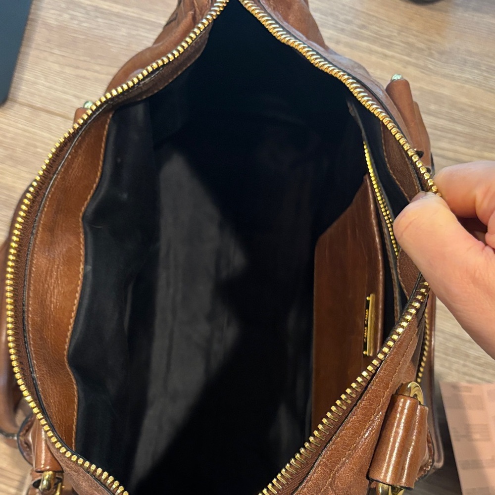 Miu Miu Rich Brown Leather Satchel - Picture 14 of 16